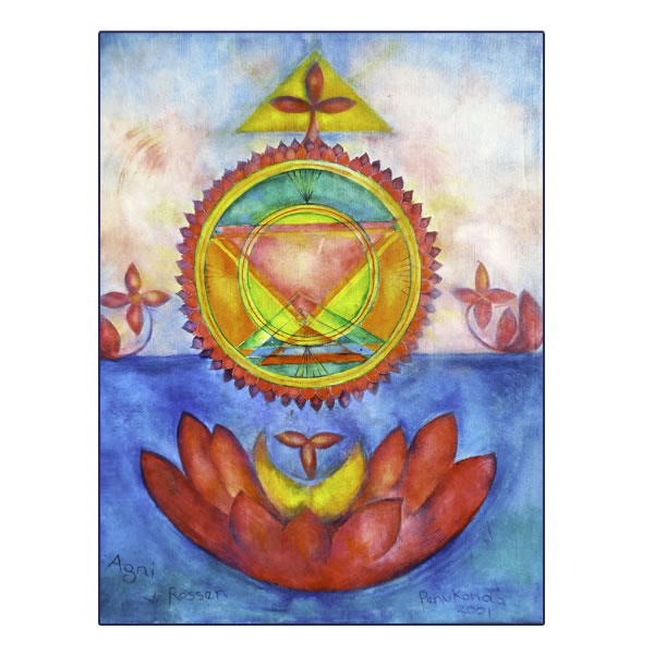 Sri Chakra Jantra - high-quality photo print on canvas