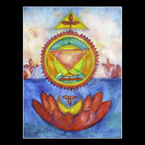 Heilkunstkarte mit Sri Chakra